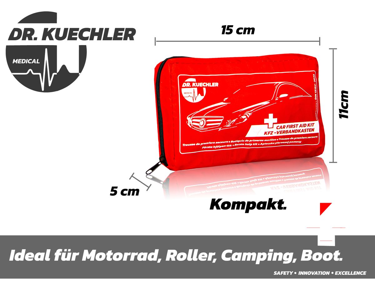 Motorrad, Quad, Vespa, Fahrrad Verbandstasche, Verbandskasten